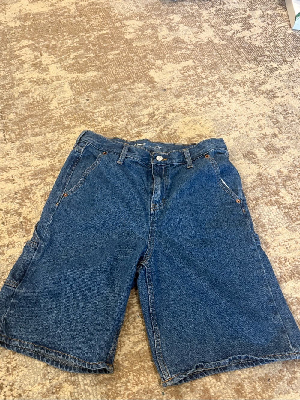 Old Navy Blue Baggy Denim Shorts